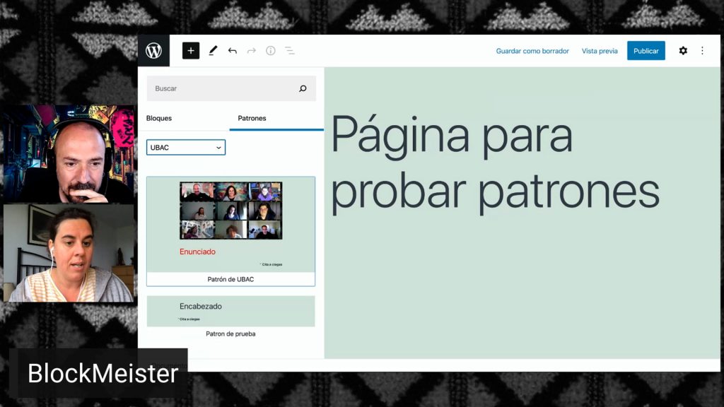 Episodio 117: Cómo maquetar patrones de bloques con BlockMeister