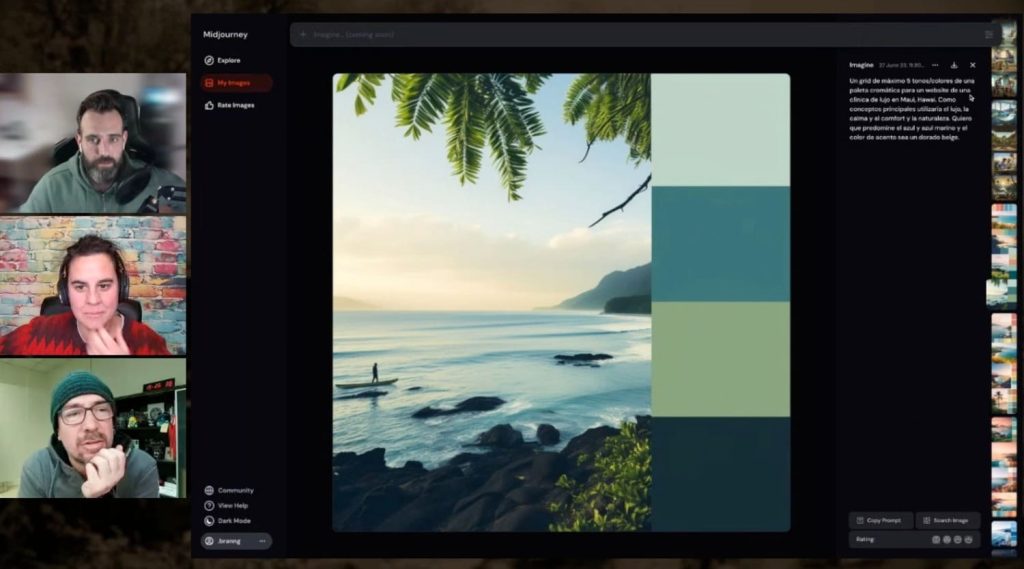 Episodio 246: Midjourney en el día a día del diseño web, con Juan Serrano