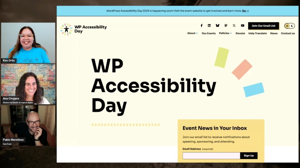 Episodio 320: Accesibilidad en WordPress, con Kim Ortiz