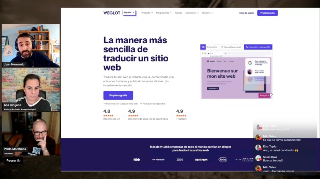Episodio 324: El futuro de las traducciones en webs, con Juan Hernando, de Weglot